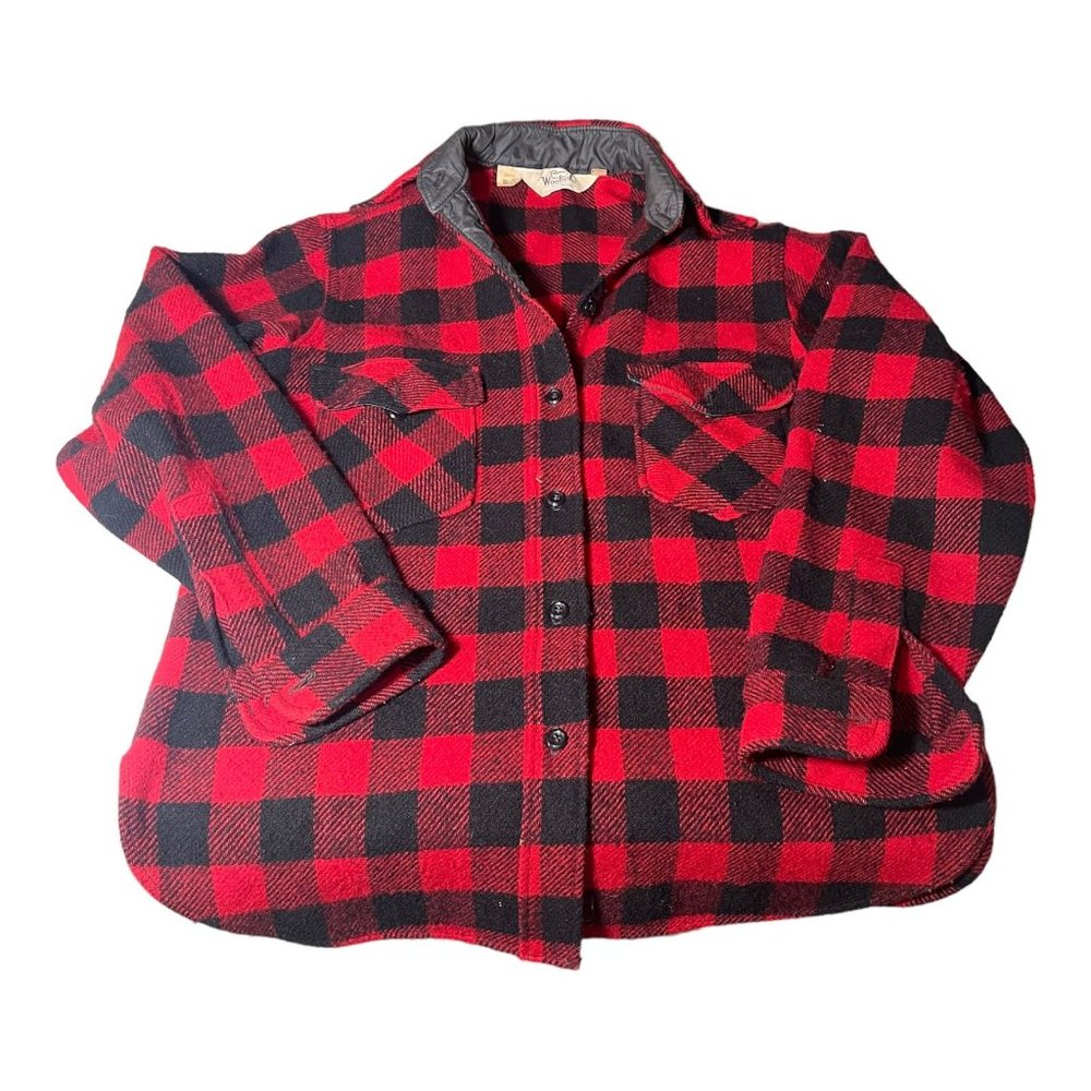 Vtg Woolrich Flannel Shacket - image 3